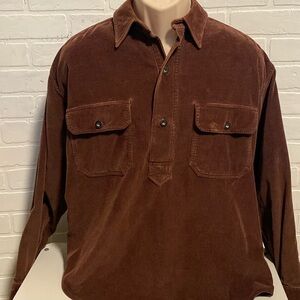 Double RL Corduroy Western Shirt
